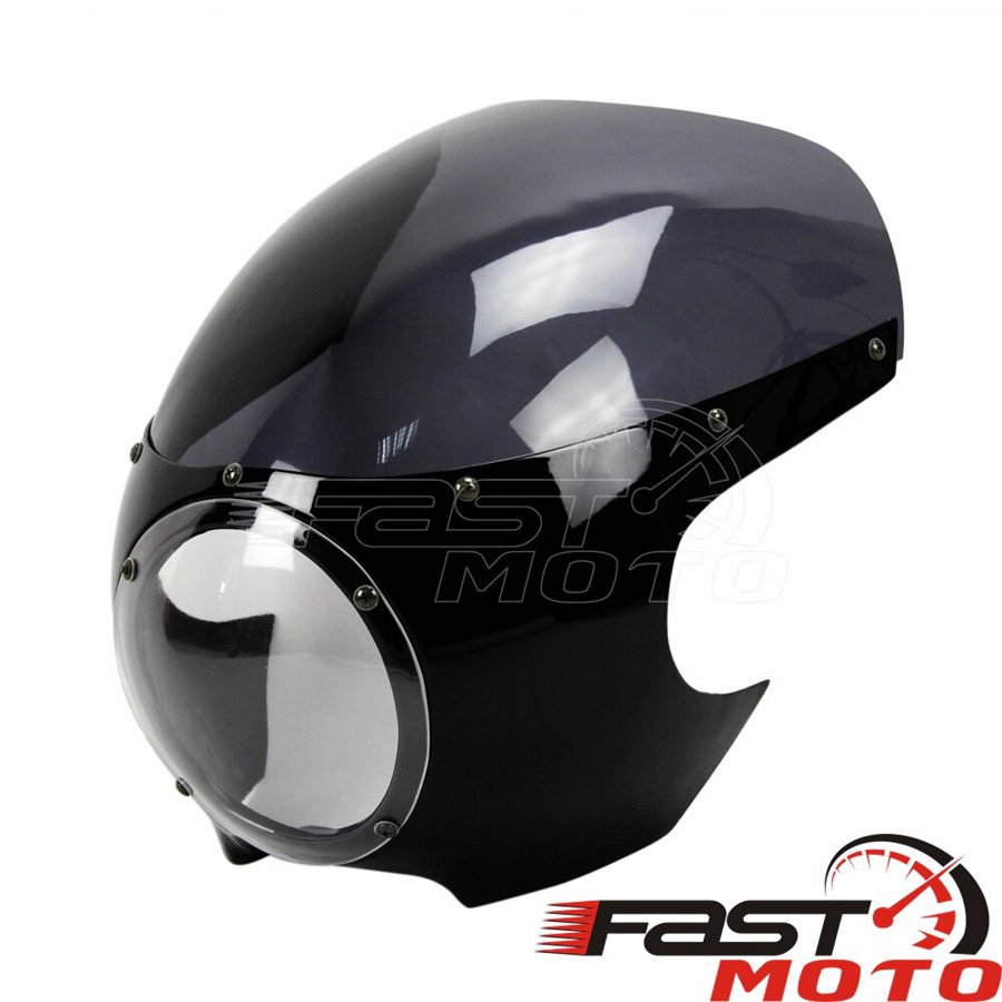 【並行輸入品】 カフェレーサー ヘッドライト フェアリング ウインドスクリーン ハーレースポーツスター 883 1200 xl dyna_2
