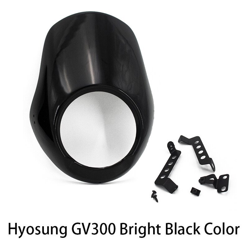 【並行輸入品】 Hoosung gv125s gv300s オートバイ ヘッドライト ウィンドスクリーンカバー absプラスチック スクリーン フェード フロントガラス_2