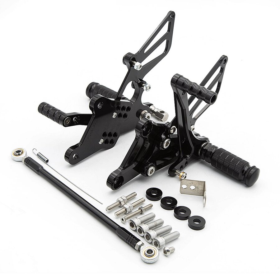 【並行輸入品】 バックステップキット 6ポジション▽cncアルミ削り出し 高品質アルマイト ホンダvfr400 nc30 rvf400 nc35の画像