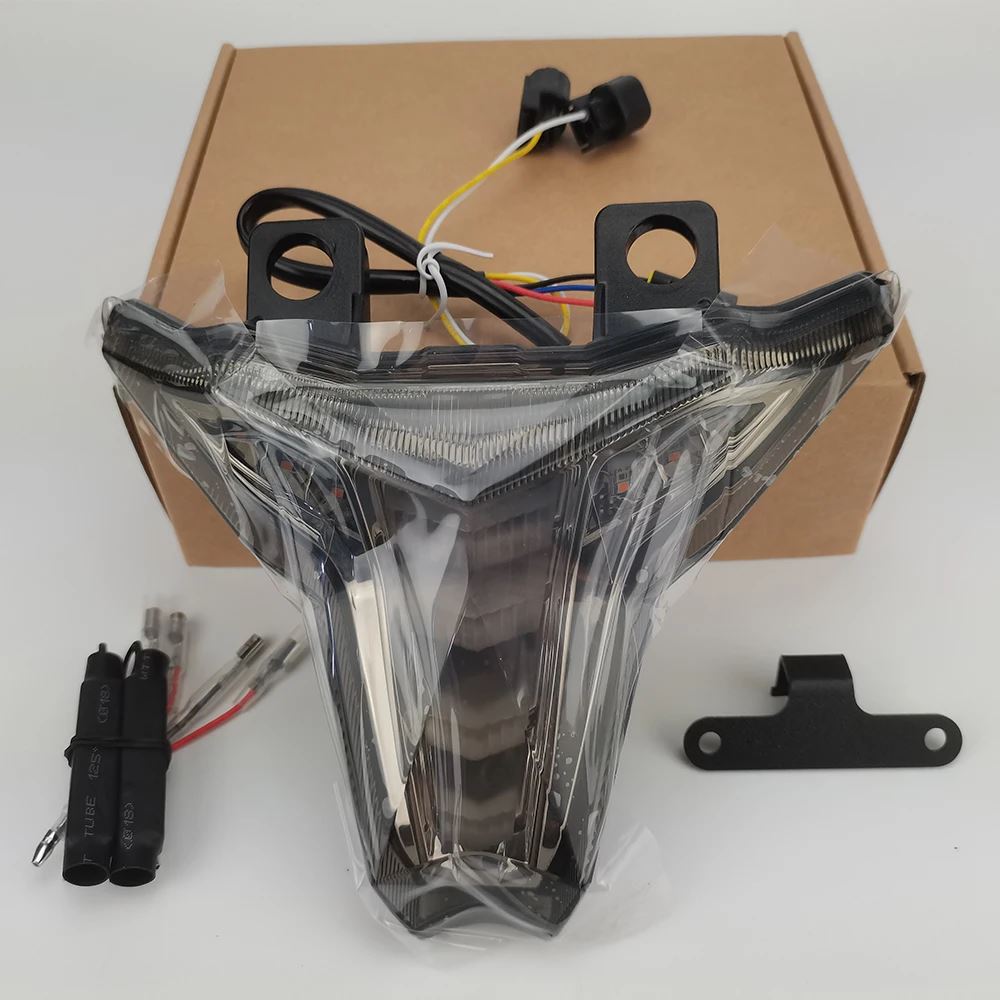 【並行輸入品】カワサキニンジャ ZX25R ZX4R ZX6R 25 統合テールライトウインカーフラッシャーデイタイムランニングリアライトブレーキテールライト_1