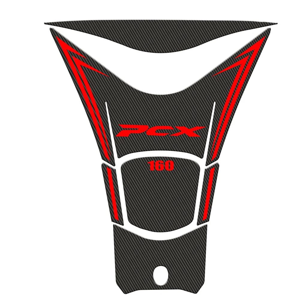 ななかページ 並行輸入品】PCX バイク 3D カーボンフェアリングステッカータンク