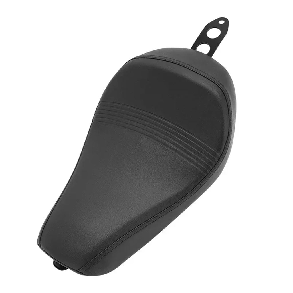 並行輸入品】バイク用PUレザーフロント運転席 黒ソロシート ハーレー48