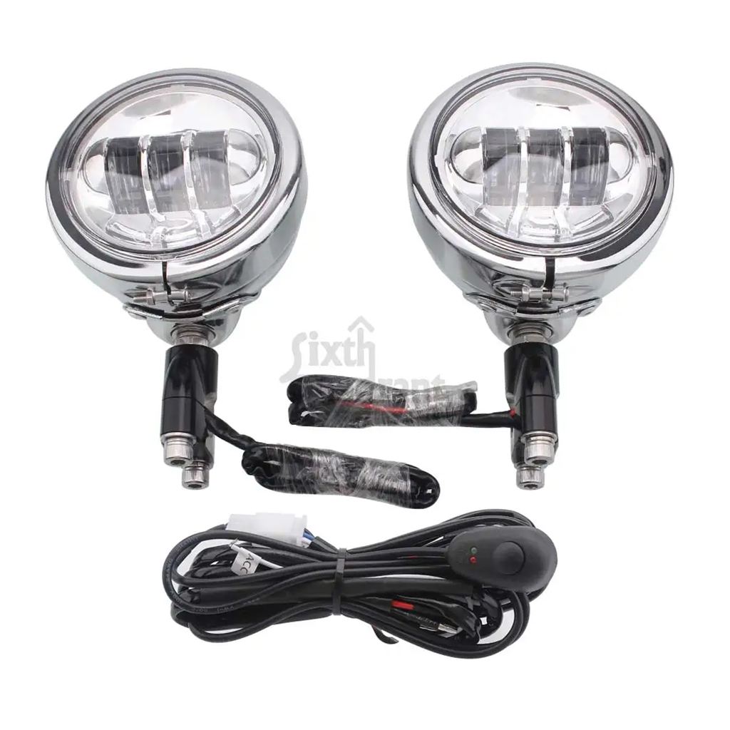 【並行輸入品】4.5 ''バイクアクセサリー黒フォグランプ LED 補助ヘッドライト BMW R 18 B R18B R18 トランスコンチネンタル 2021-2024_2