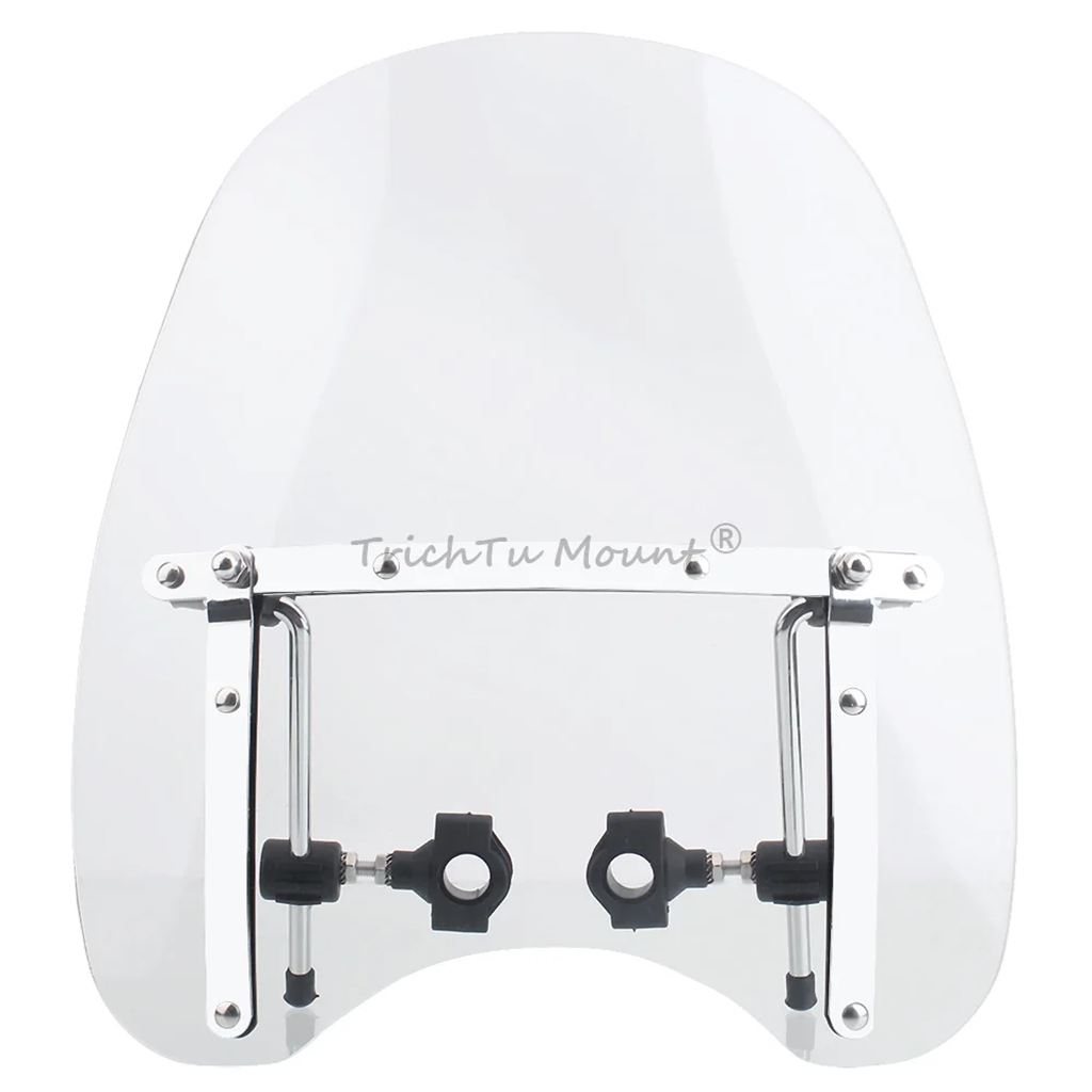【並行輸入品】バイクアクセサリー 7/8 インチフロントガラス 1インチ ハンドルバーフロントガラスハーレーツーリング FLHT FLHX ソフテイル FL ダイナスポ_1