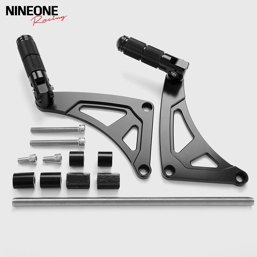 【並行輸入品】ホンダ モンキー125 Z125 2018-2025用 CNC折りたたみ式リアピリオンシート用フットペグ 拡張大型フットレストペダル ブラケット付き JB02_3