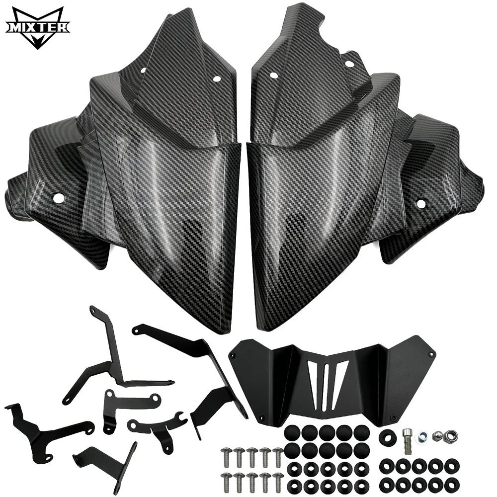 【並行輸入品】ヤマハ MT-09 MT09 SP 2021-2025 TRACER 9 GT900用 アンダーベリーパン エンジンスポイラー シャーシシュラウド フェアリングガード