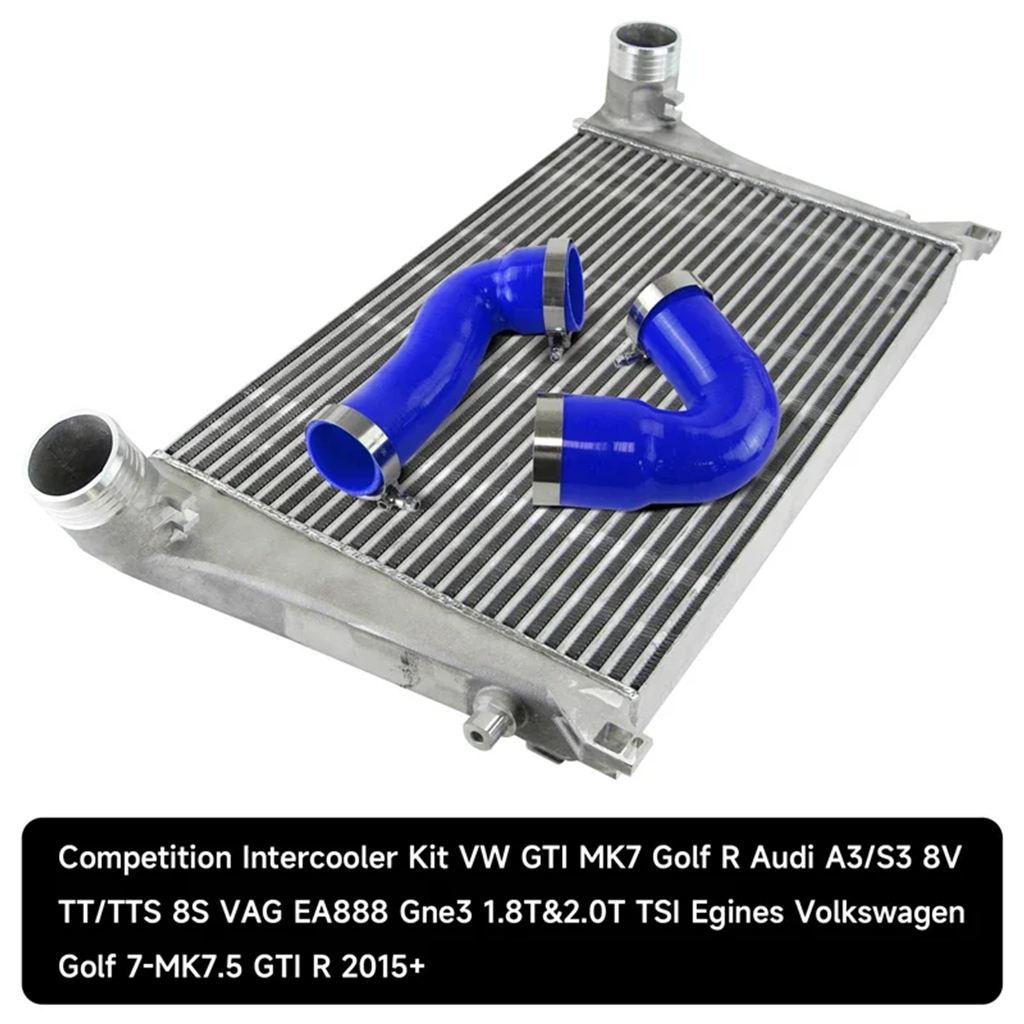 【並行輸入品】インタークーラーキット 70MM VW GTI MK7 ゴルフ アルテオン R アウディ A3/S3 シュコダ アルテオン セアト 1.8T 2.0T TSI 2015+の画像