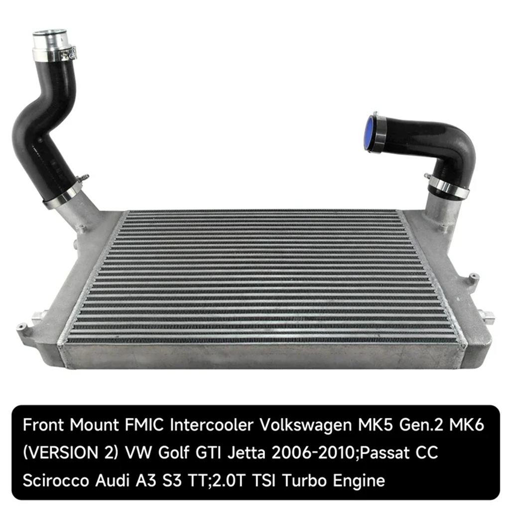 【並行輸入品】ブラック/ブルー/レッド ターボ インタークーラー ホース キット VW ゴルフ GTI 2.0T MK5/MK6 06-10 / アウディ A3/S3 - FMICの画像
