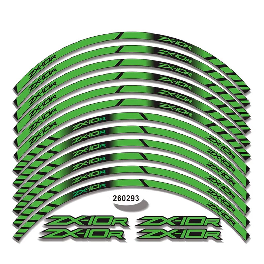 並行輸入品】カワサキZX-10R zx10rバイク 二輪ホイール用防水反射