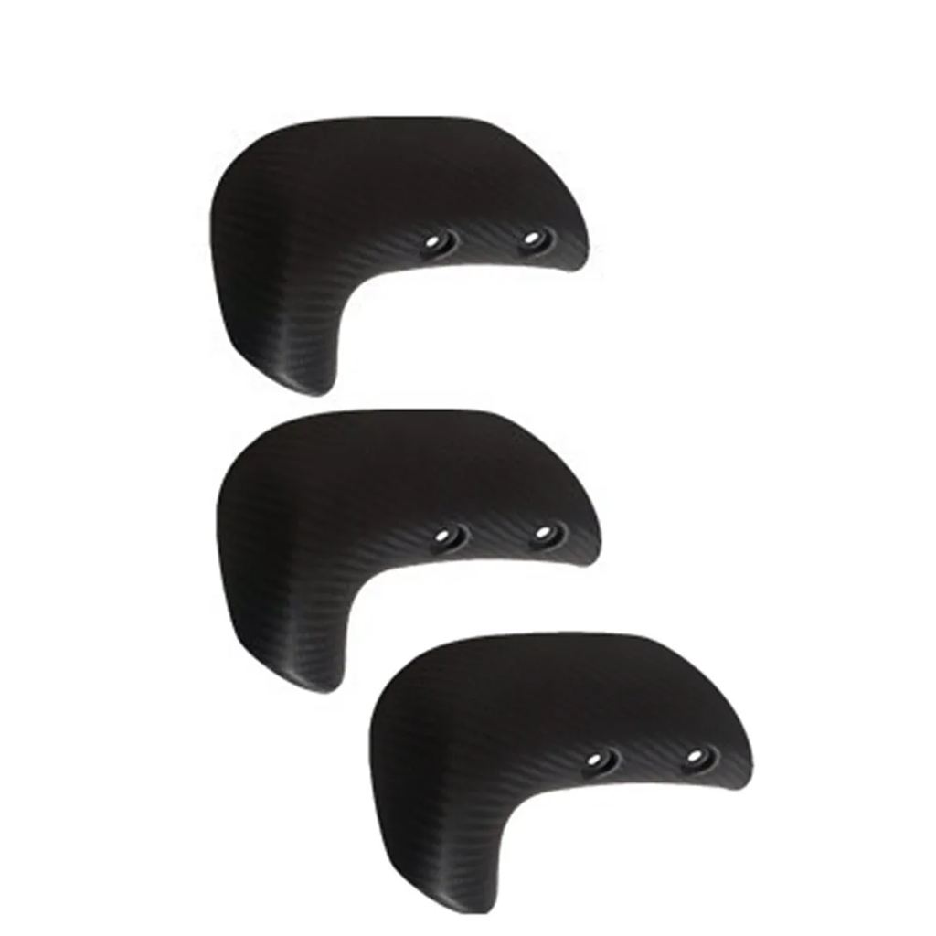 並行輸入品 カーボンエキゾーストカバー ツイルカバー バイクアクセサリー トライアンフロROCKET 3 2020 2021 2022 2023 3個_2
