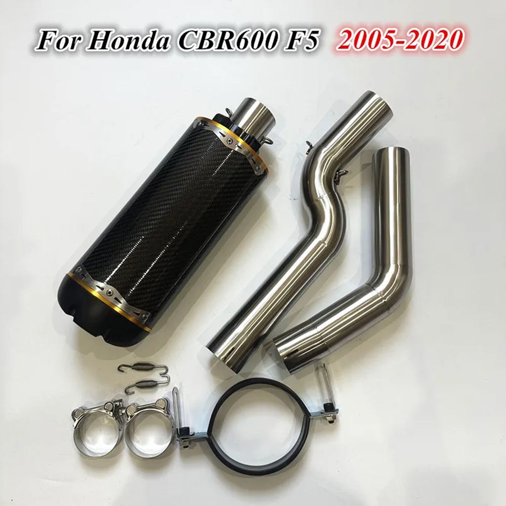 並行輸入品 ホンダ CBR600 F5 2005-2020 マフラーホンダ CBR1000 2004-2007 バイク排気システムテールパイプの画像
