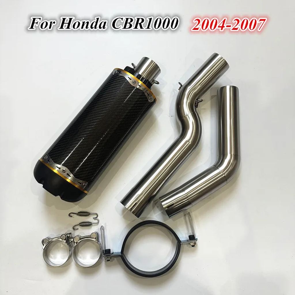 並行輸入品 ホンダ CBR600 F5 2005-2020 マフラーホンダ CBR1000 2004-2007 バイク排気システムテールパイプの画像