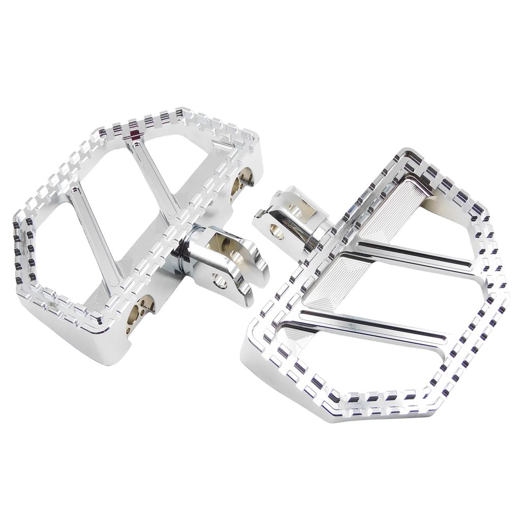 並行輸入品 バイクフロントフットペグフロアボードペダルボバーフットレストハーレーソフテイル FLFBS ファットボーイヘリテージ_1
