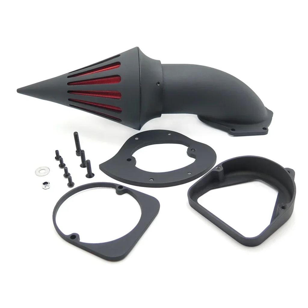 並行輸入品 バイクスパイクエアクリーナーキットインテークフィルターホンダ 1998-2013 シャドウスピリット/ACE 750 メッキ_4