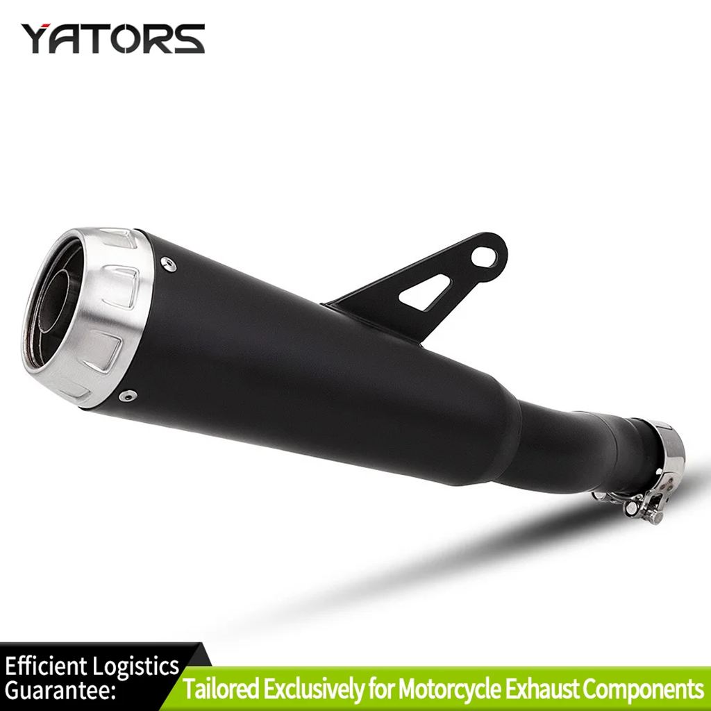 並行輸入品 バイクマフラー - トライアンフ スクランブラー 400X / スピード 400 用一体型ミッドパイプ＆スリップオンマフラーの画像