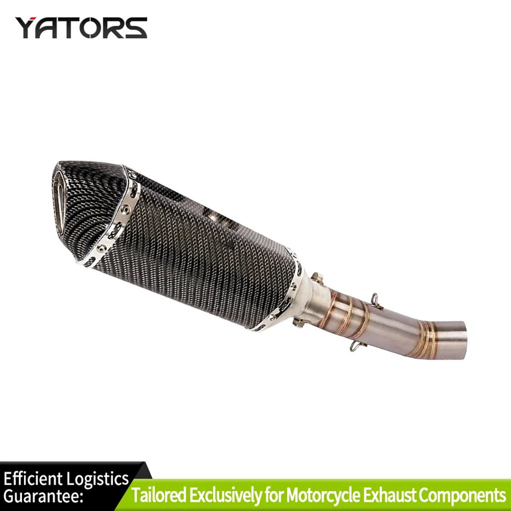 並行輸入品 ホンダ CBR500R CB500X CB400X/R 2018-2022用 エキゾーストシステム スリップオン ミッドパイプ マフラー 370MM
