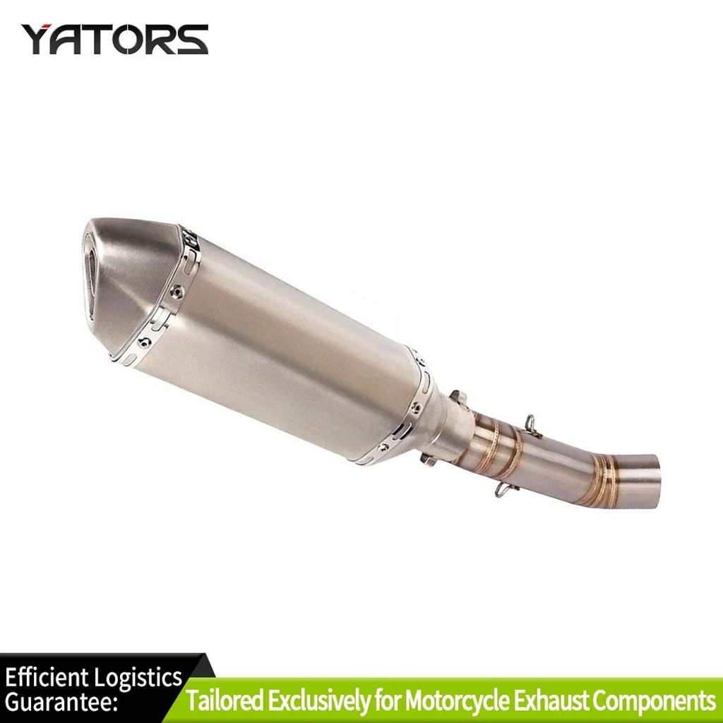 並行輸入品 ホンダ CBR500R CB500X CB400X/R 2018-2022用 エキゾーストシステム スリップオン ミッドパイプ マフラー 370MM