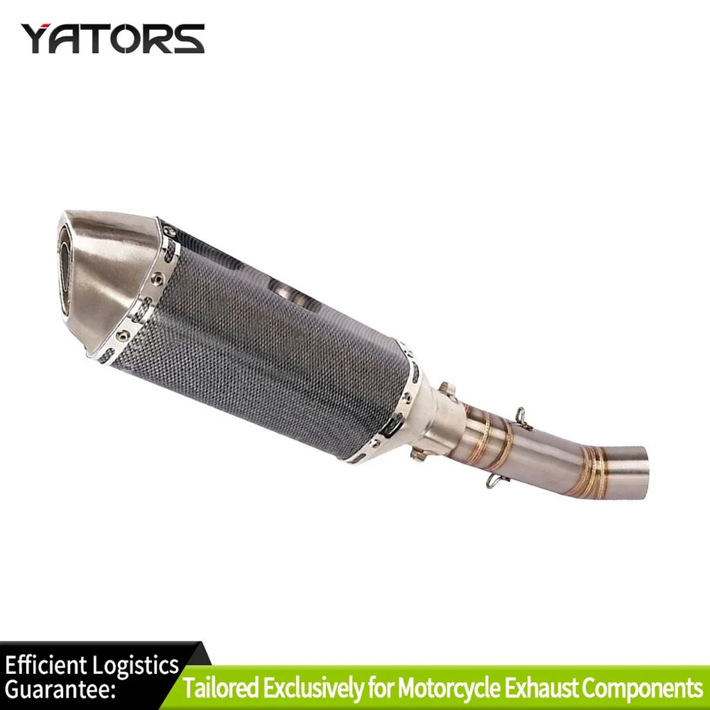 並行輸入品 ホンダ CBR500R CB500X CB400X/R 2018-2022用 エキゾーストシステム スリップオン ミッドパイプ マフラー 370MM