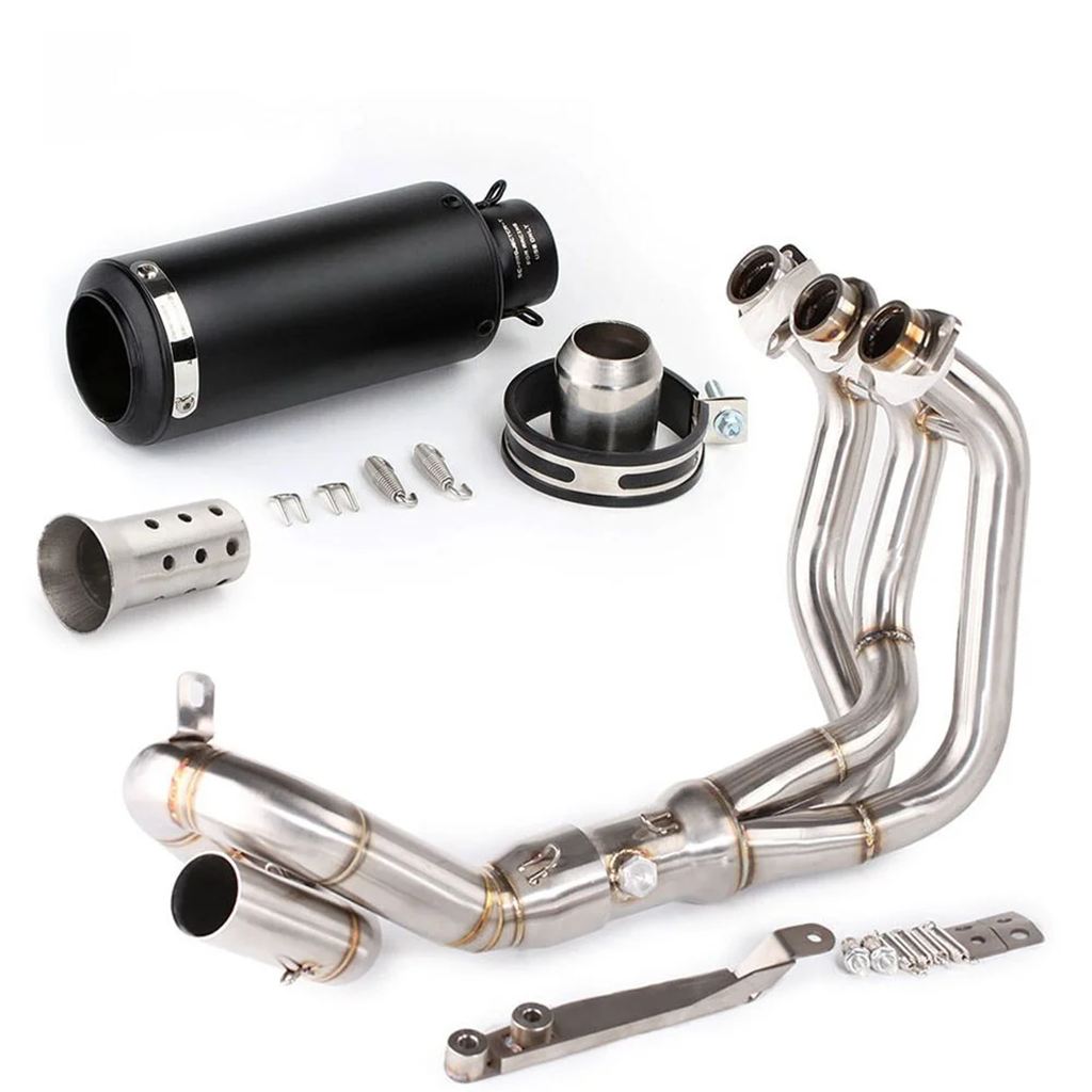 並行輸入品 ヤマハ MT-09 FZ09 2014-2020用 エキゾーストパイプ 排気システム フロントリンクパイプ テールマフラー_1