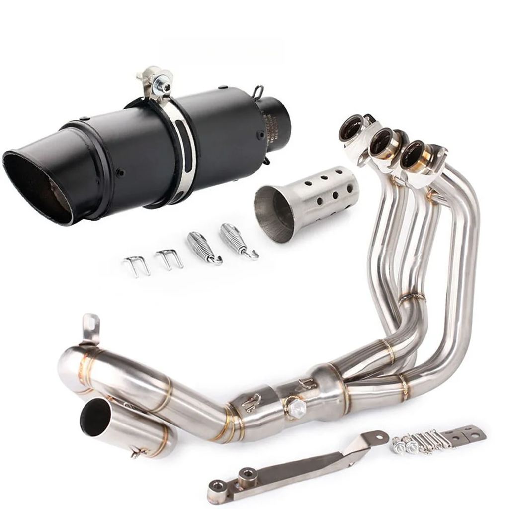 並行輸入品 ヤマハ MT-09 FZ09 2014-2020用 エキゾーストパイプ 排気システム フロントリンクパイプ テールマフラー_2