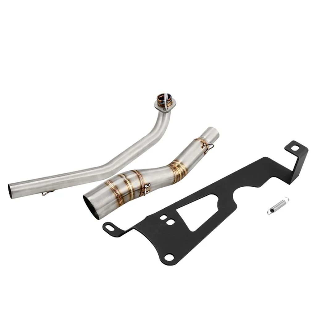 並行輸入品 DUILU バイク排気システム エスケープマフラー ステンレス フロントリンクパイプ ホンダ クロスカブ110 CC110 カブ11