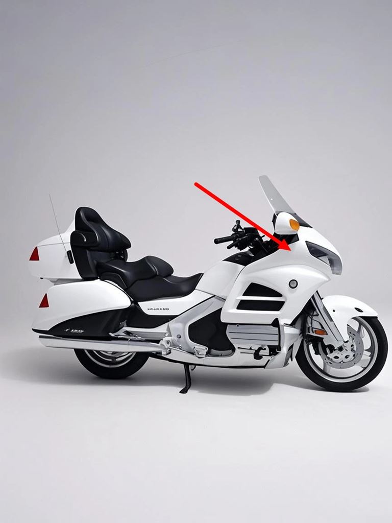並行輸入品 ホンダ ゴールドウィング Gl1800 F6B 2012 〜 2017 ラフヘッドライトガードカーライトフレームの画像