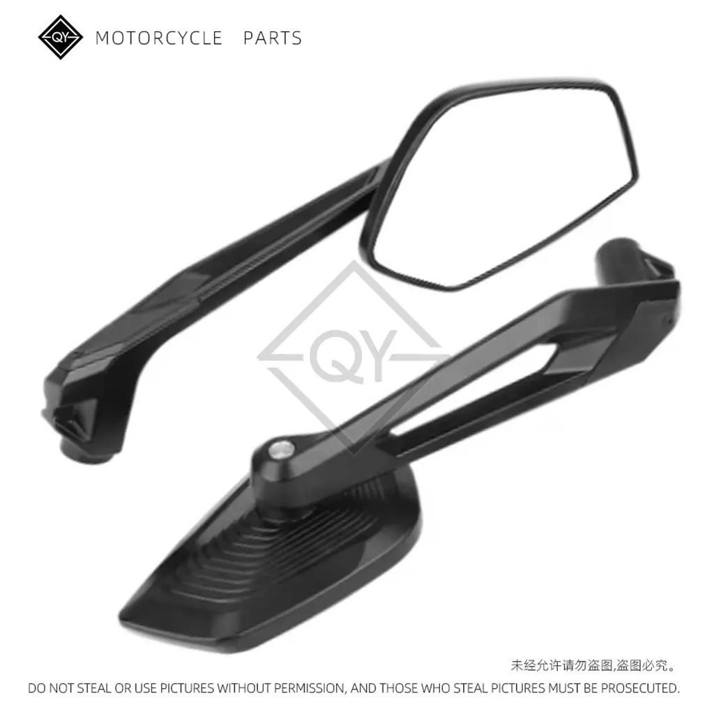 並行輸入品 BMWバイク 二輪サイドミラー アルミ調整可能バックミラー