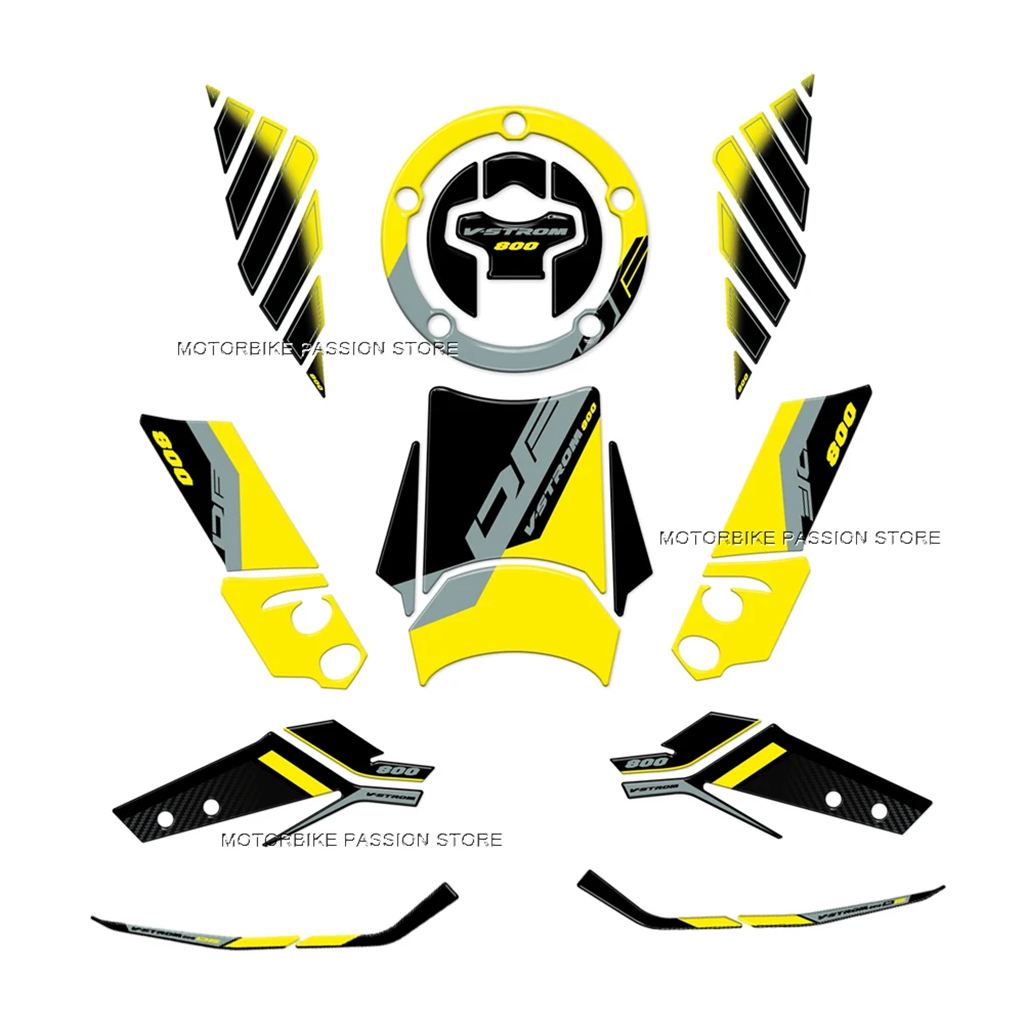 並行輸入品 V-STROM 800DE 2024 バイクアクセサリー 3D エポキシステッカーデカールスズキ V-STROM 800DE VSTROM 800 DE_7