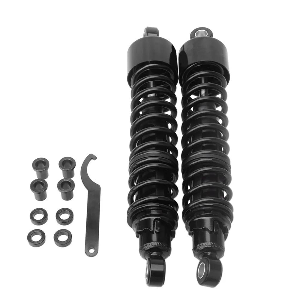 並行輸入品 ハーレー スポーツスター XLH883/XLH1200 1986-2003 413MM 調整式リアエアショックアブソーバー バイクアクセサリー_1