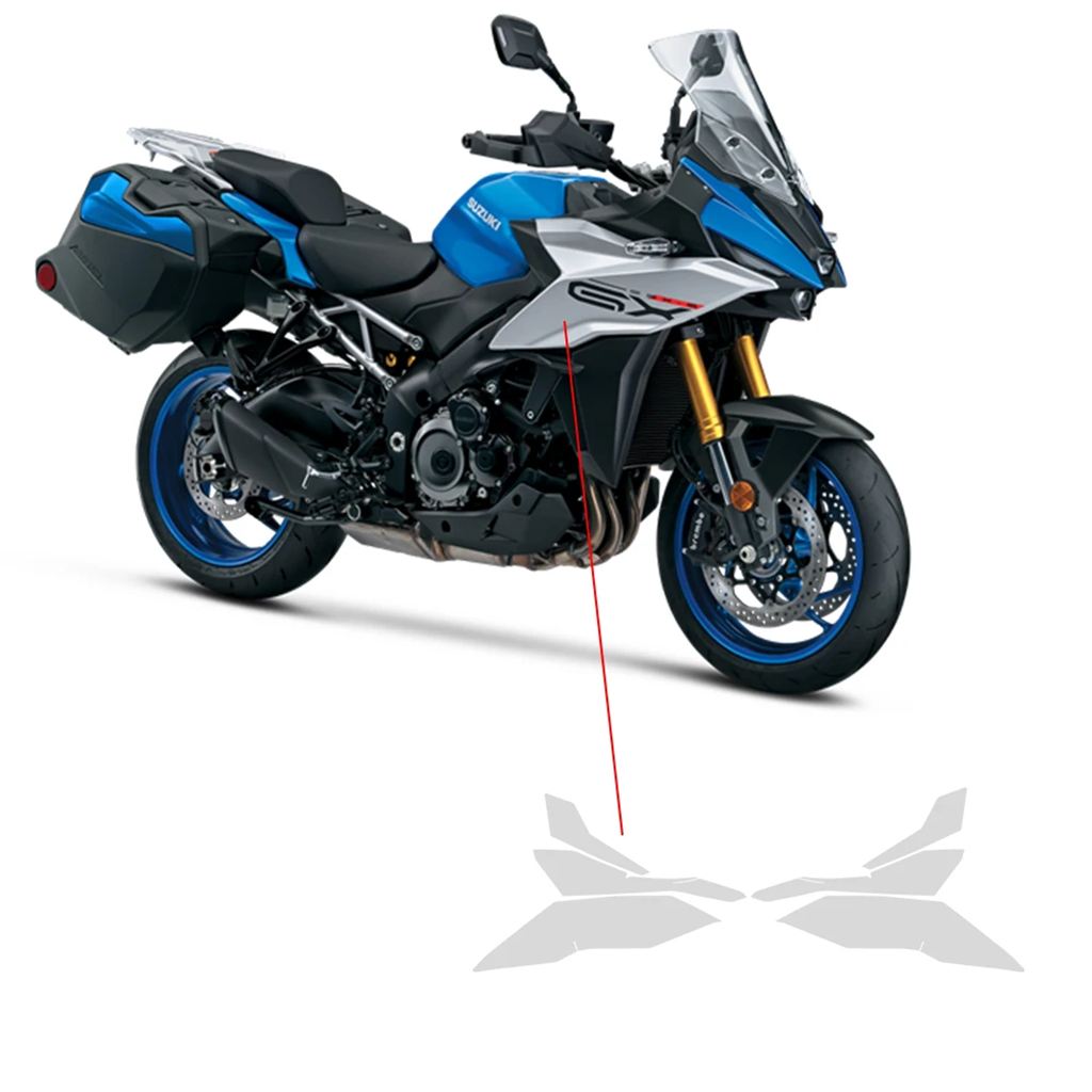 並行輸入品 スズキ GSX-S 1000 GX 2024-2025用 バイクメーター保護フィルム アウターライン防止傷防止保護フィルム_5