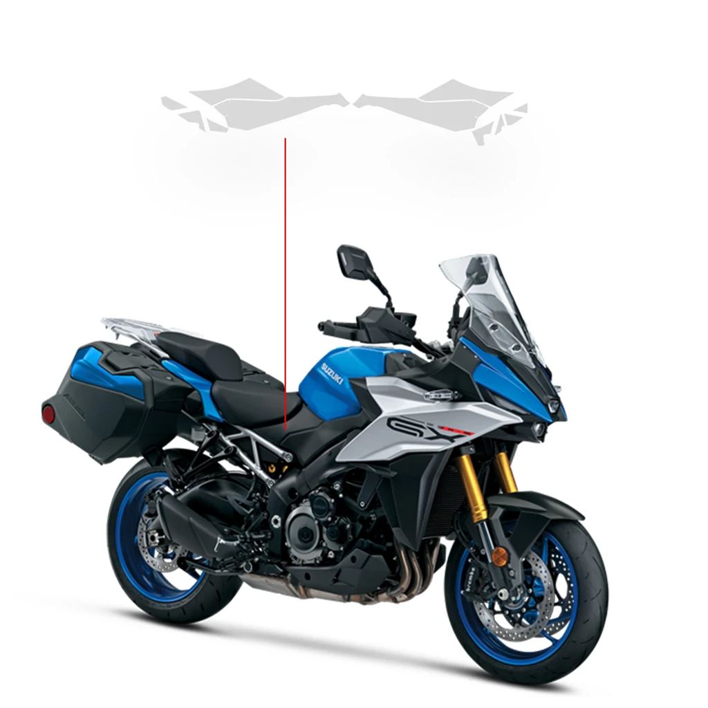 並行輸入品 スズキ GSX-S 1000 GX 2024-2025用 バイクメーター保護フィルム アウターライン防止傷防止保護フィルム_6