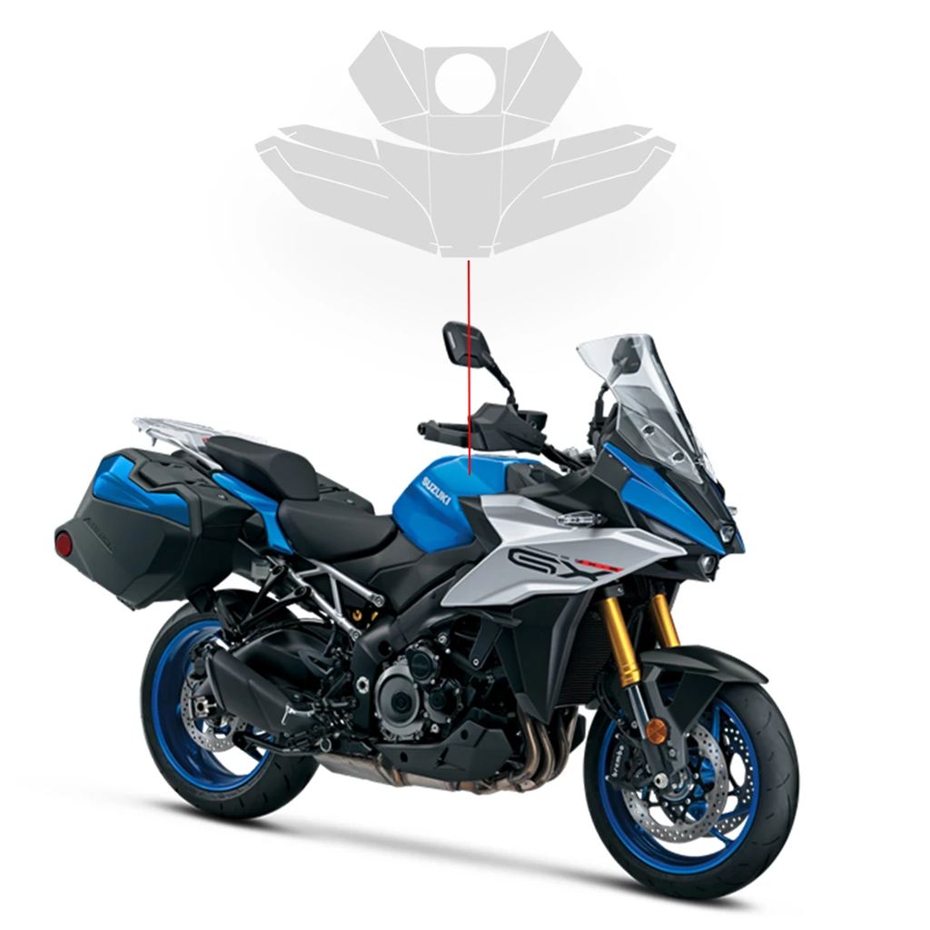 並行輸入品 スズキ GSX-S 1000 GX 2024-2025用 バイクメーター保護フィルム アウターライン防止傷防止保護フィルム_8