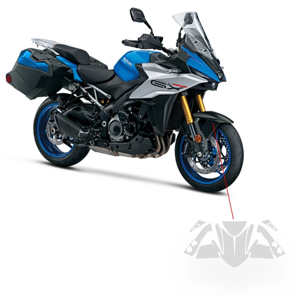 並行輸入品 スズキ GSX-S 1000 GX 2024-2025用 バイクメーター保護フィルム アウターライン防止傷防止保護フィルム_2