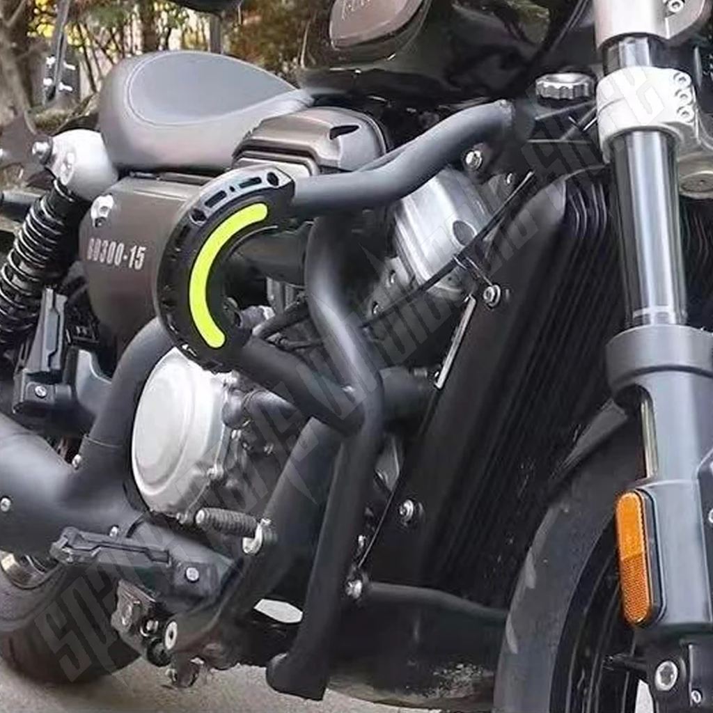 並行輸入品 バイクハイウェイエンジンガードクラッシュバーフレームバンパーフェアリングプロテクターバーベンダチンチラ BD300の画像