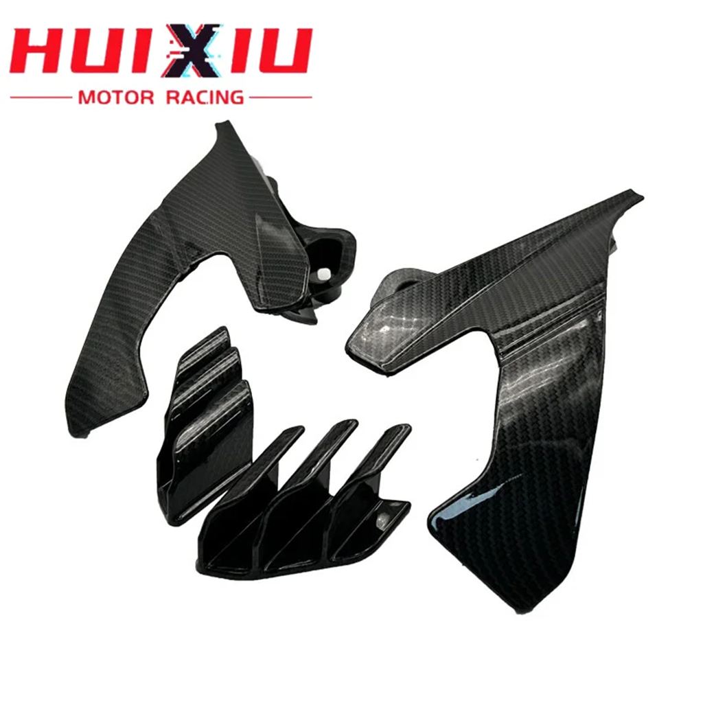 並行輸入品 バイク用フロントライトカウル サイドウィングレット