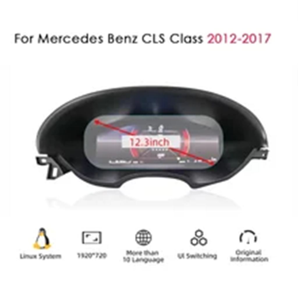 【並行輸入品】メルセデス W176 C177 X156 W205 W212 C GLC A GLA CLA E ML GL G GLE GLS クラス用 LCD ダッシュボード スピードメーターの画像