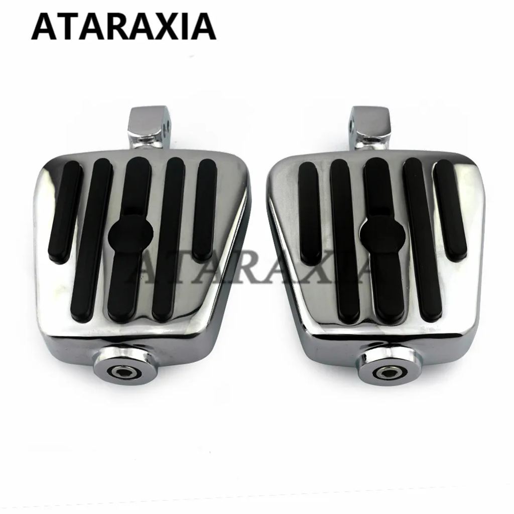 並行輸入品 リアフットペグフットレスト助手席ペダルヤマハ V スター 1100 V スター 650 ストライカー V-MAX ビラーゴ 750 1100の画像
