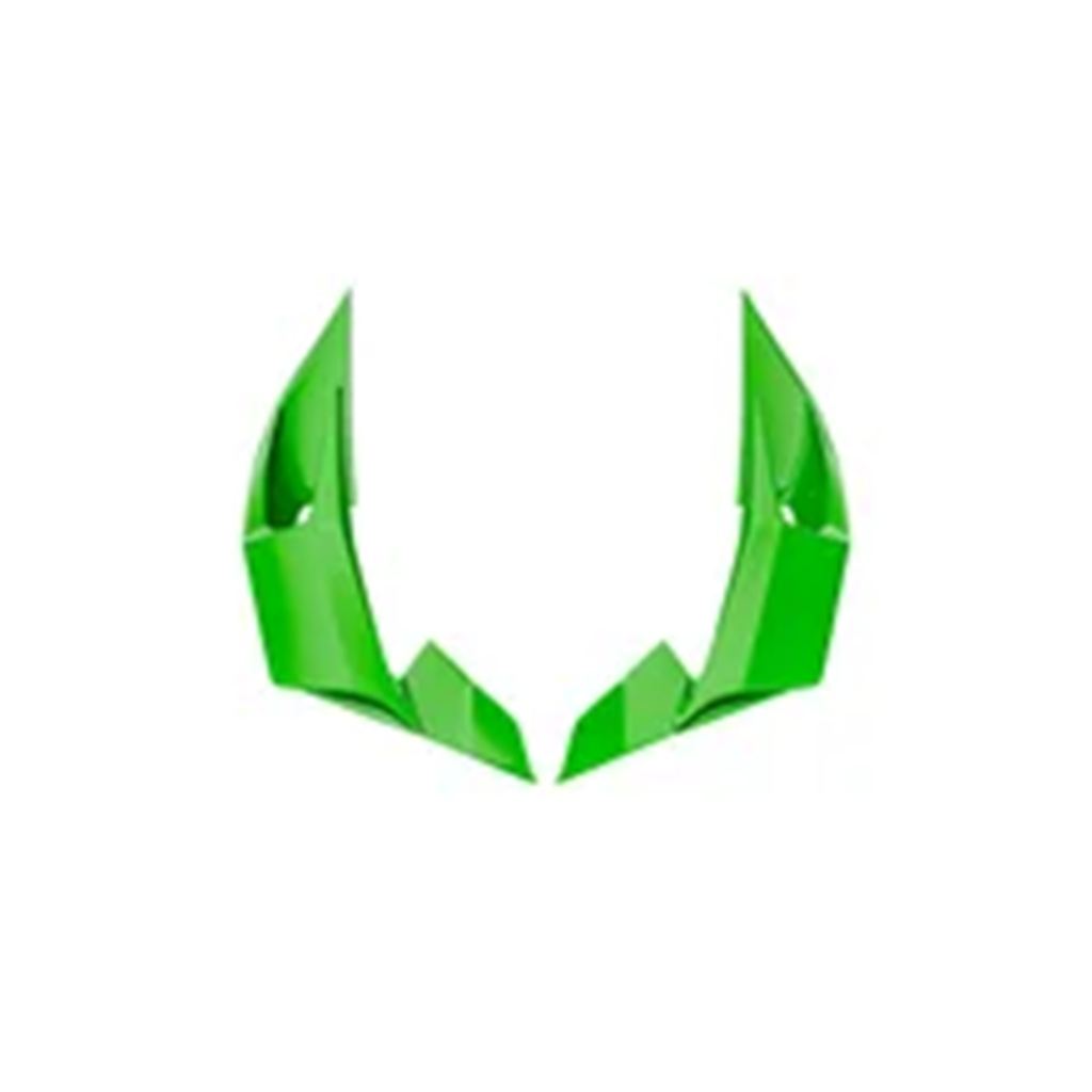 並行輸入品 カワサキ ZX-6R ZX6R ZX636 2023-2025 スポイラー ウィングレット バイク グリーン フェアリング 固定翼 フェアリン