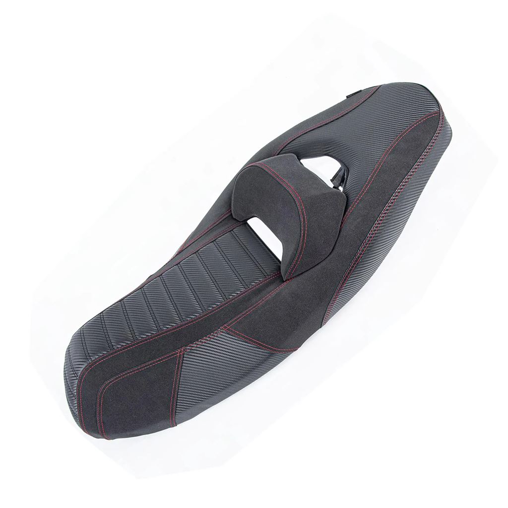 並行輸入品 ヤマハ NMAX 155/125 2020 2021 2022 2023年式 バイク用シートカバー フロント運転席 リア助手席一体型クッションの画像