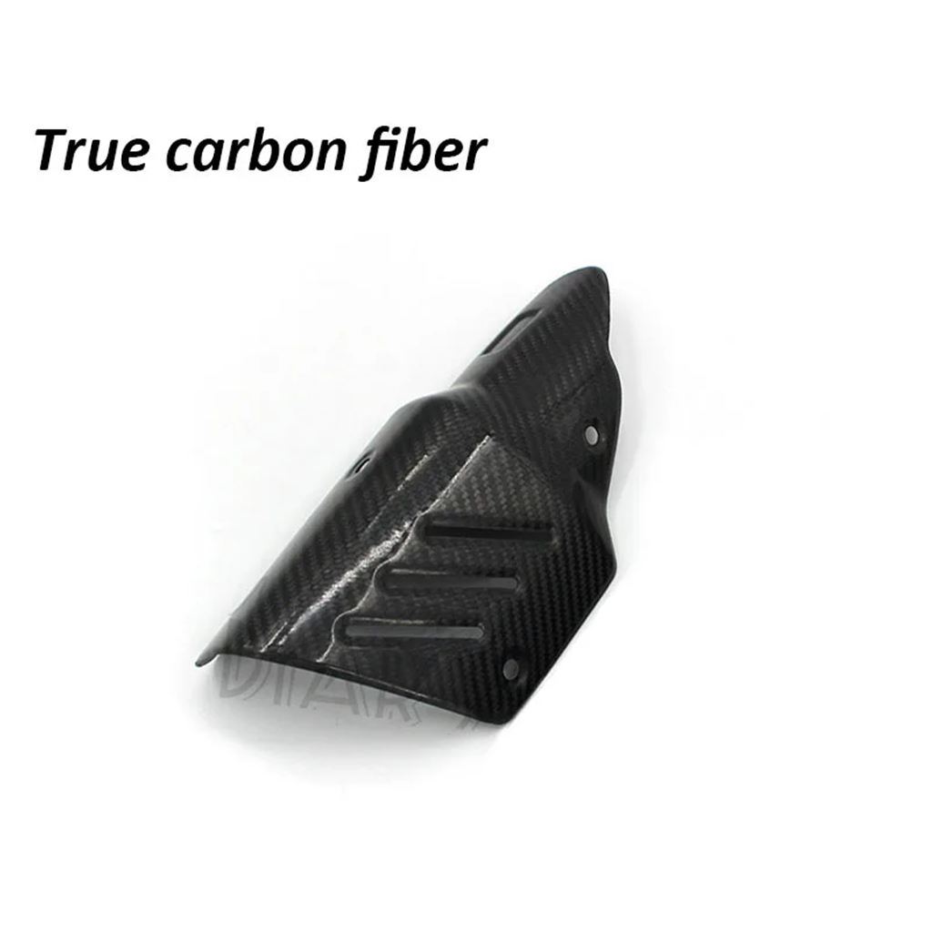並行輸入品 交換専用カバーエスケープモトバイクマフラーカーボンステッカー R1 XMAX300 R6 MT10 750 MT09 CBR650 バイクの画像