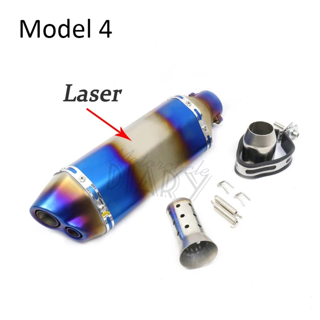 並行輸入品 51 MM汎用バイク排気 DB キラーマフラーレーザーレーシングパイプエスケープモト MT09 MT07 CBR1000 CBR600 Z800 Z90の画像