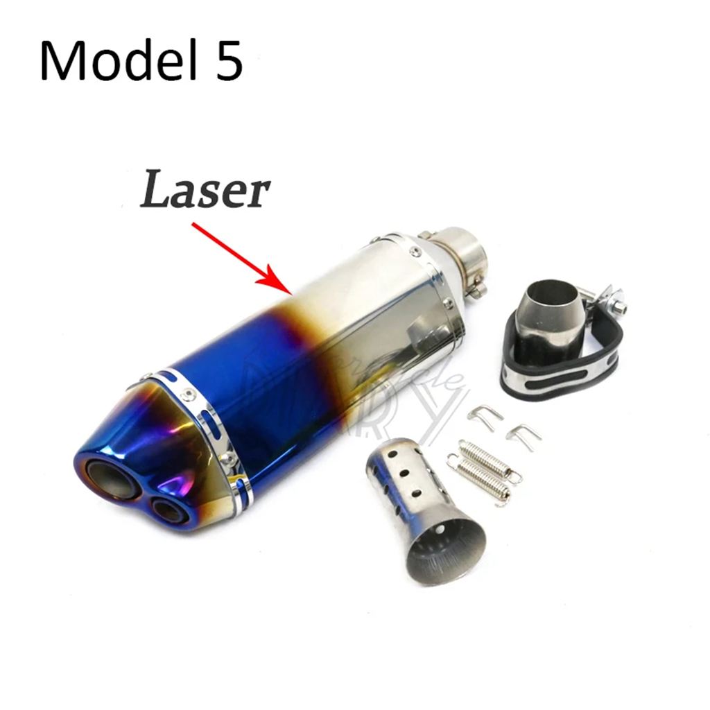 並行輸入品 51 MM汎用バイク排気 DB キラーマフラーレーザーレーシングパイプエスケープモト MT09 MT07 CBR1000 CBR600 Z800 Z90の画像