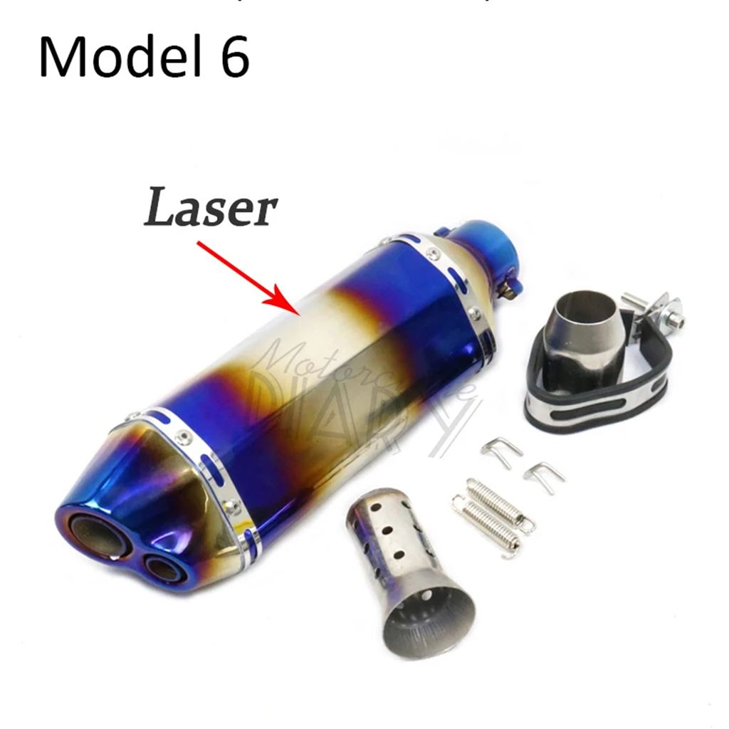 並行輸入品 51 MM汎用バイク排気 DB キラーマフラーレーザーレーシングパイプエスケープモト MT09 MT07 CBR1000 CBR600 Z800 Z90の画像
