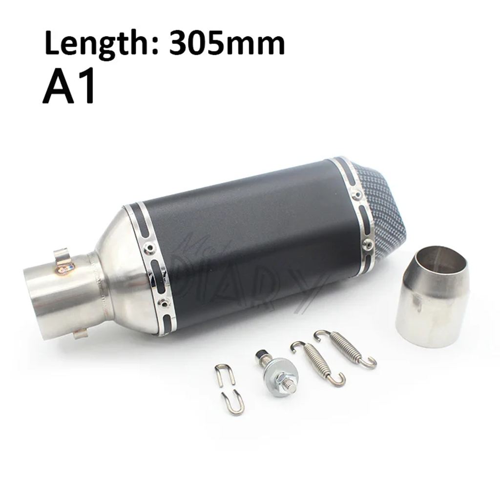 並行輸入品 51 MM汎用バイク排気 DB キラーマフラーレーザーレーシングパイプエスケープモト MT09 MT07 CBR1000 CBR600 Z800 Z90の画像