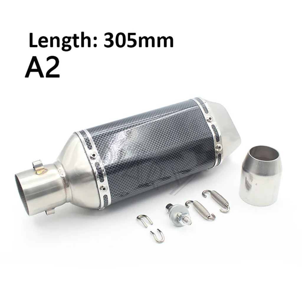 並行輸入品 51 MM汎用バイク排気 DB キラーマフラーレーザーレーシングパイプエスケープモト MT09 MT07 CBR1000 CBR600 Z800 Z90の画像