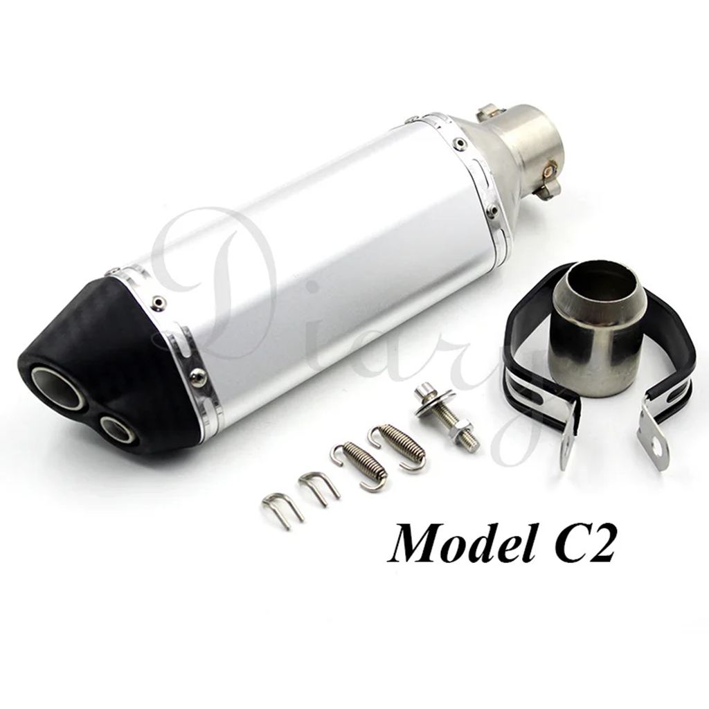 並行輸入品 51 MM汎用バイク排気 DB キラーマフラーレーザーレーシングパイプエスケープモト MT09 MT07 CBR1000 CBR600 Z800 Z90の画像