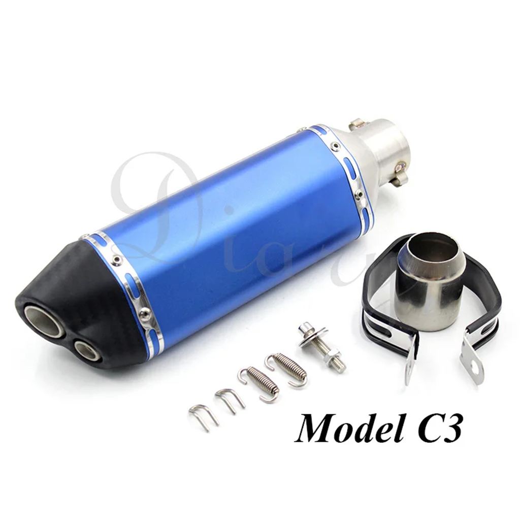 並行輸入品 51 MM汎用バイク排気 DB キラーマフラーレーザーレーシングパイプエスケープモト MT09 MT07 CBR1000 CBR600 Z800 Z90の画像