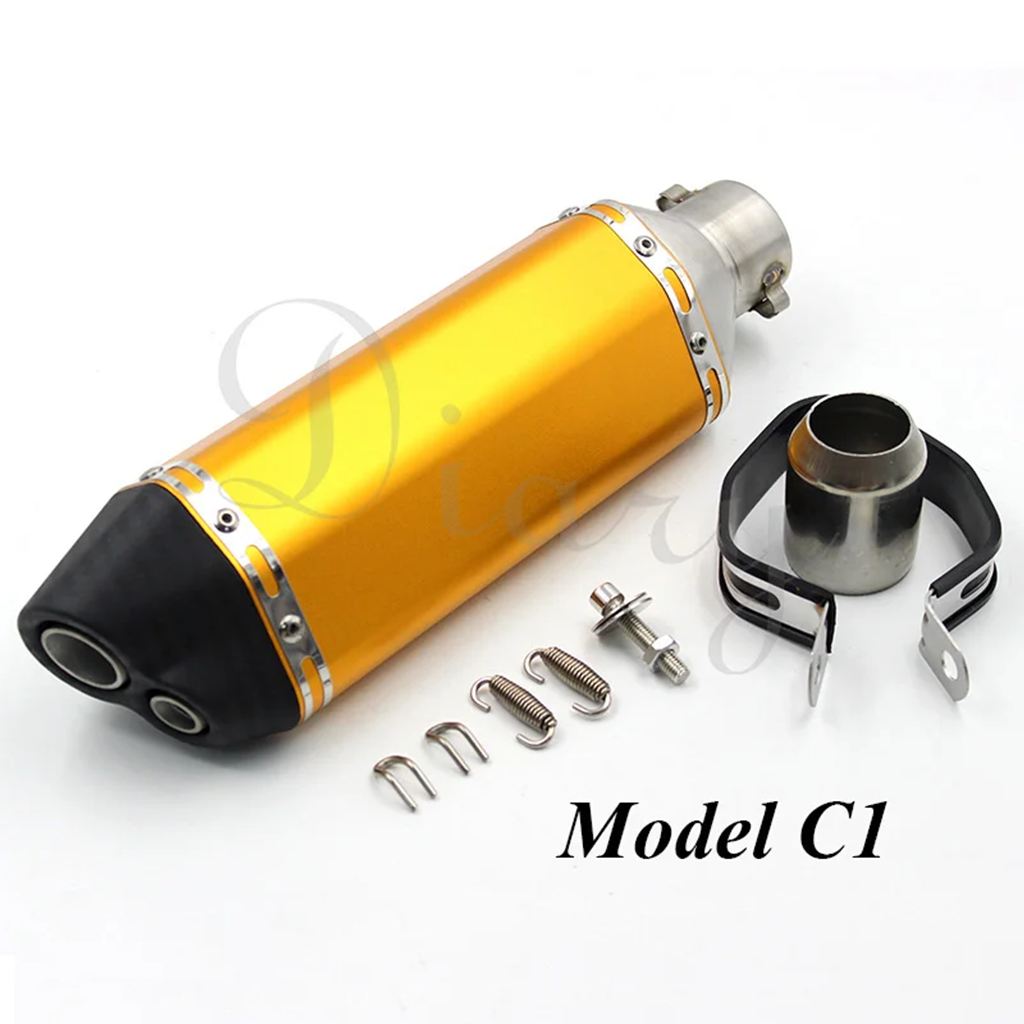 並行輸入品 51 MM汎用バイク排気 DB キラーマフラーレーザーレーシングパイプエスケープモト MT09 MT07 CBR1000 CBR600 Z800 Z90の画像