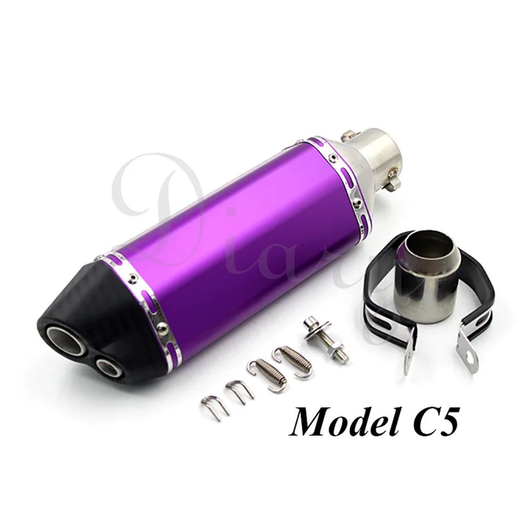 並行輸入品 51 MM汎用バイク排気 DB キラーマフラーレーザーレーシングパイプエスケープモト MT09 MT07 CBR1000 CBR600 Z800 Z90の画像