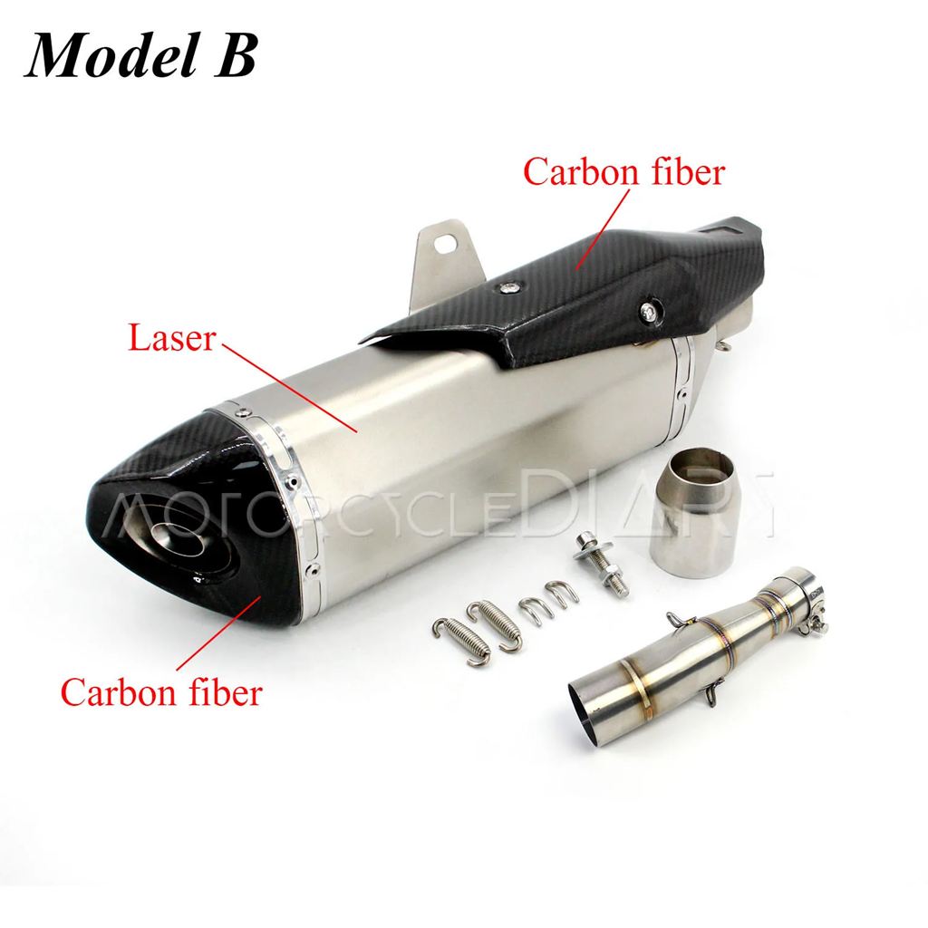 並行輸入品 X-ADV750 X ADV750 X-ADV 750 750 51MM バイク用エキゾーストパイプ ミドルリンクパイプ エルボー AKレーザーマフラの画像